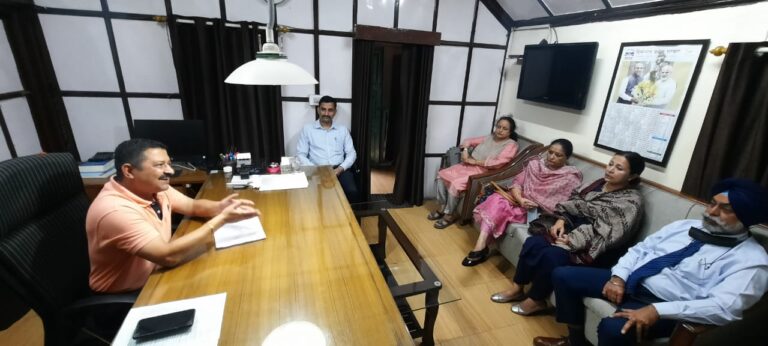 Principals held meeting with commanding officer Col. D.R. Gargey  over new enrollment of NCC cadets 