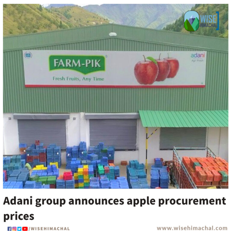 Adani group announces apple procurement prices