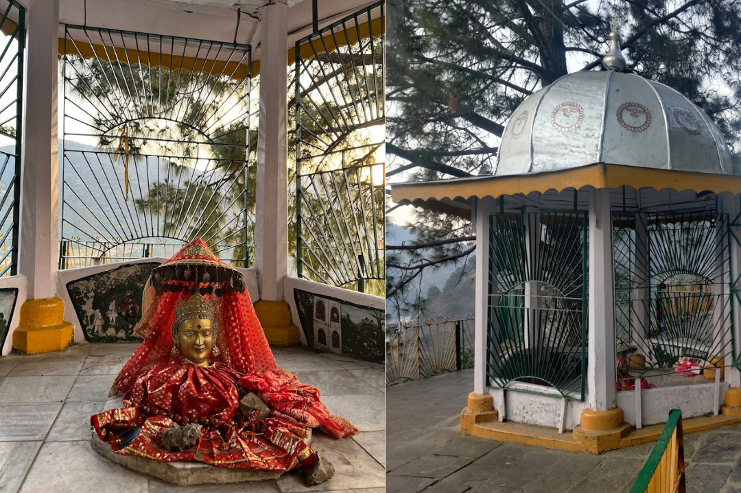 Steps leading to the Sui Mata Temple in Chamba, Himachal Pradesh.