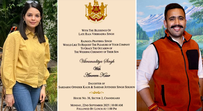 vikramaditya singh marriage