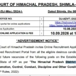 hp high court recruitment 2026